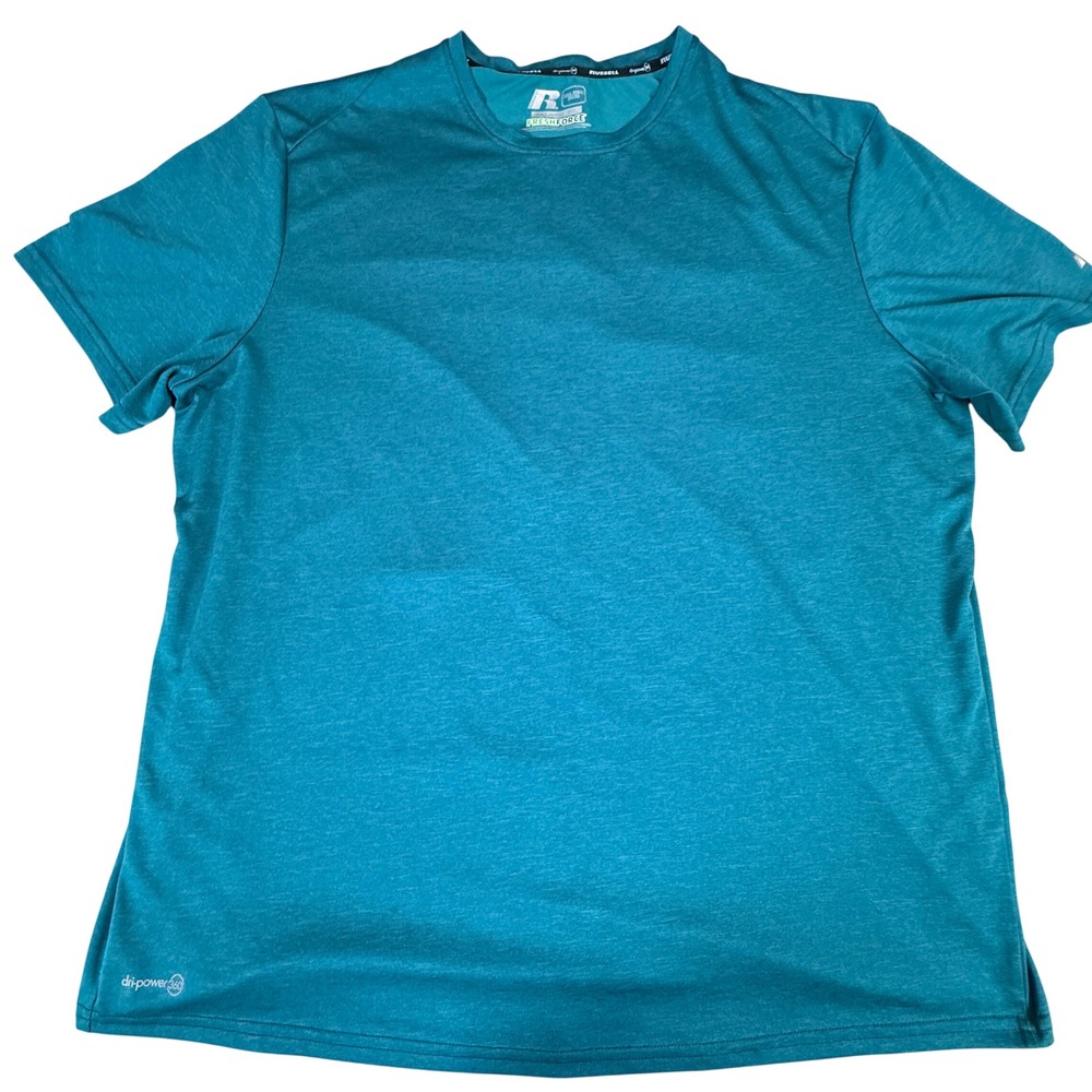 Russell FreshForce Training‎ Fit Short Sleeve Tee 2XL Teal